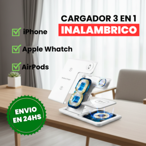 Cargador Inalámbrico 3 en 1