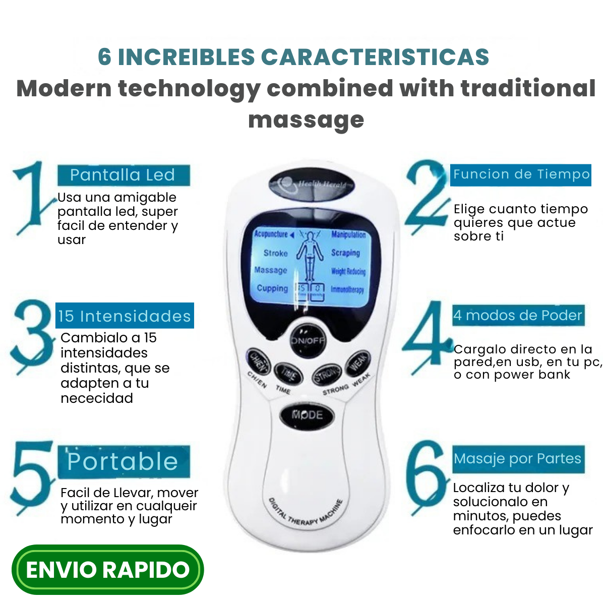 Masajeador Terapéutico ST Pro (15 Modos) - Image 5