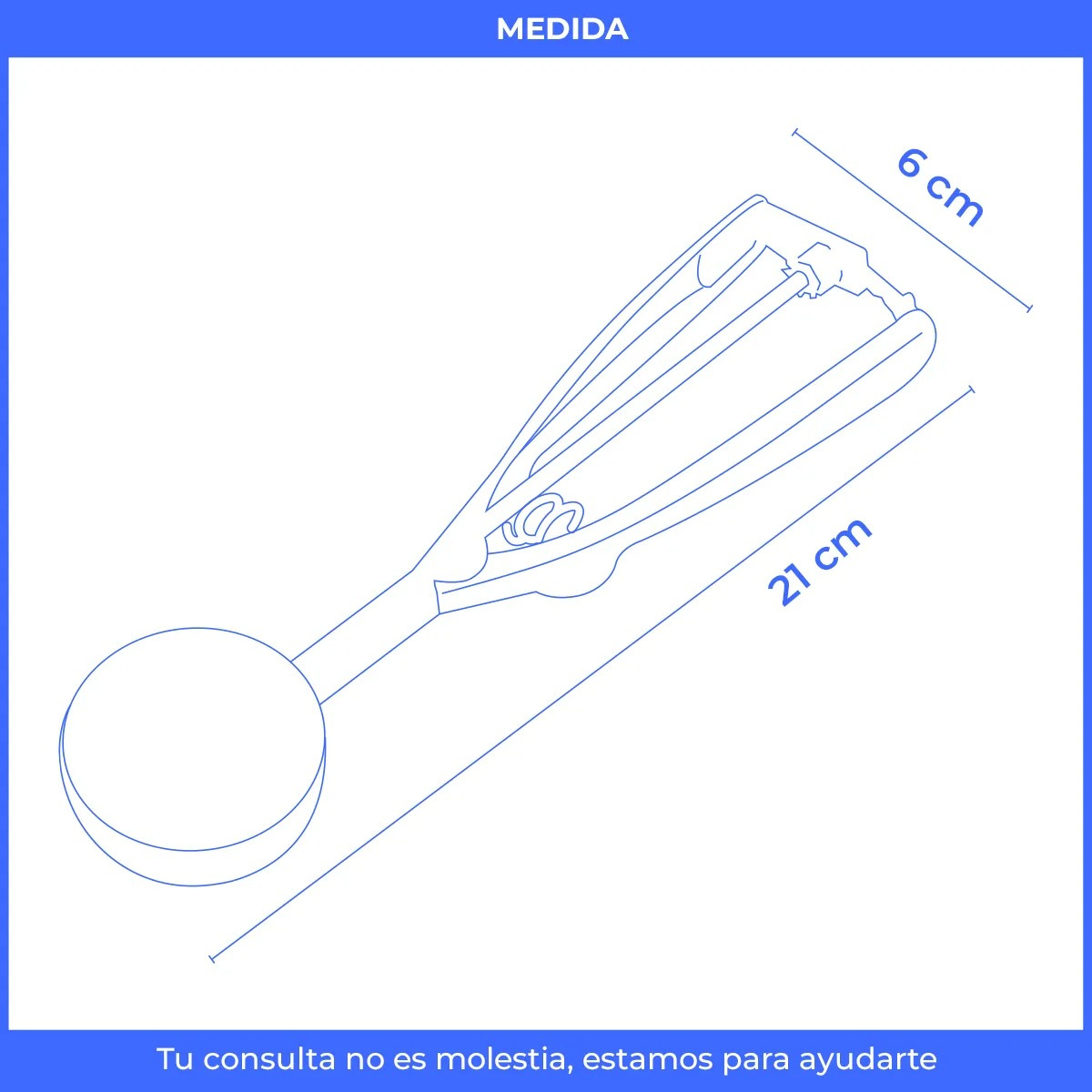 Set 3 Cucharas de Helado 4,5,6 cm - Image 5
