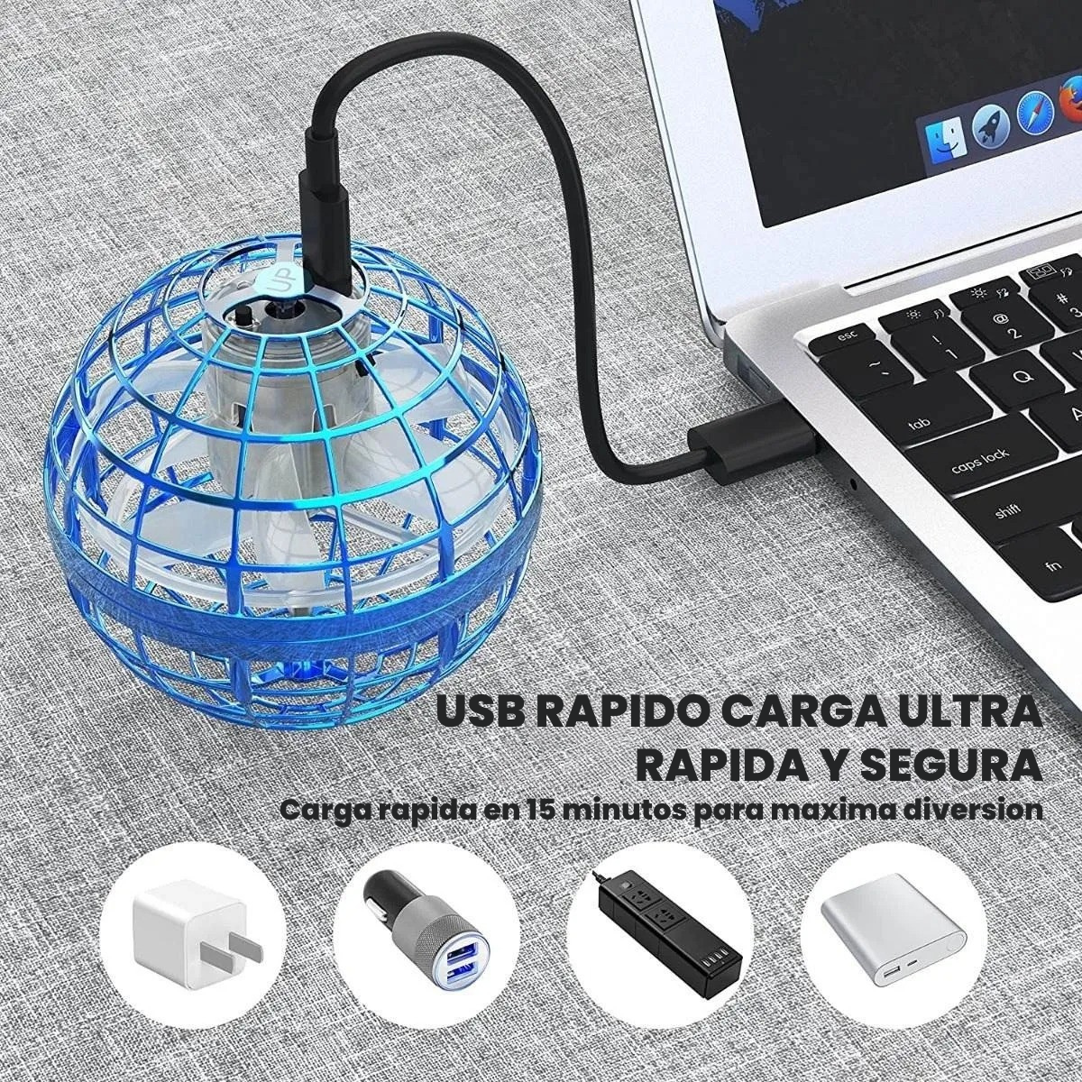 Bola Spinner Magica Volador Drone - Image 3