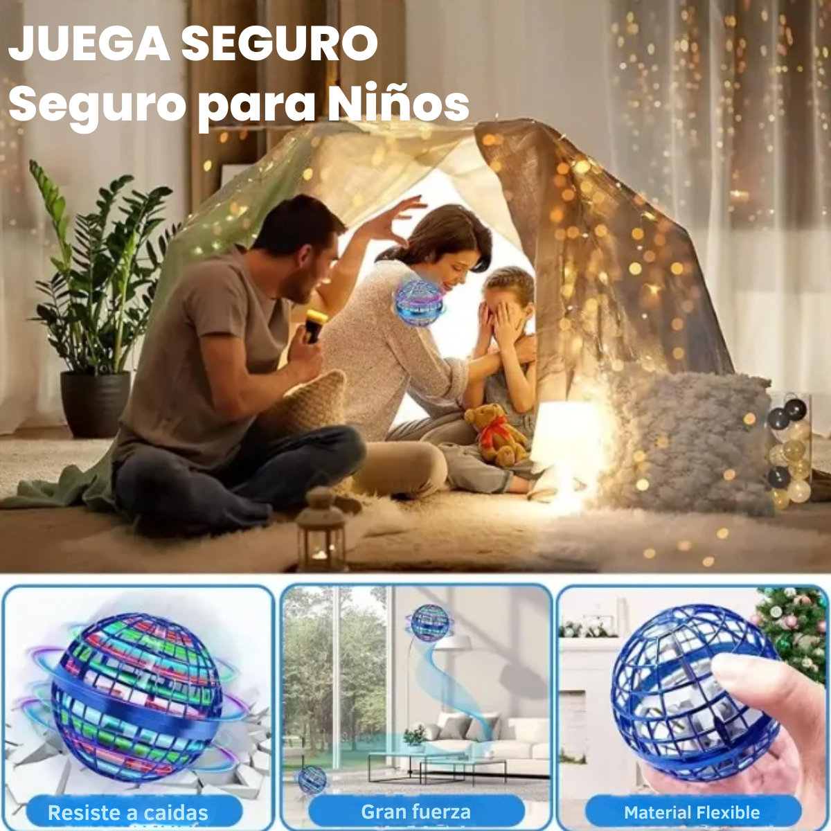 Bola Spinner Magica Volador Drone - Image 8